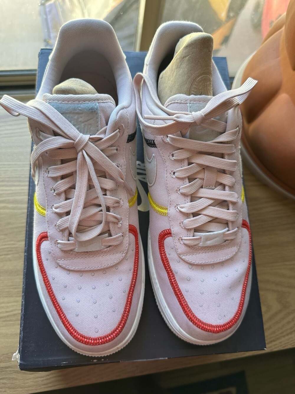 Nike Air Force 1 '07 LX Size 8.5 Silt Red Photon Dust CK6572-600
